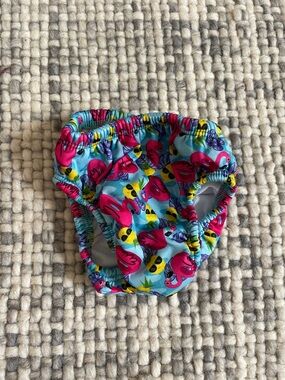 Finis flamingo swim diaper, size 6-12 no